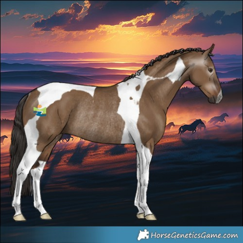 Horse Color:Gray Liver Red Dun Tobiano Rabicano 