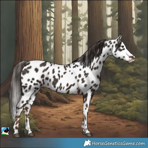 Horse Color:Liver Chestnut Leopard 