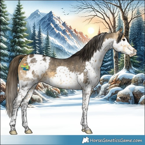 Horse Color:Buckskin Splash Appaloosa