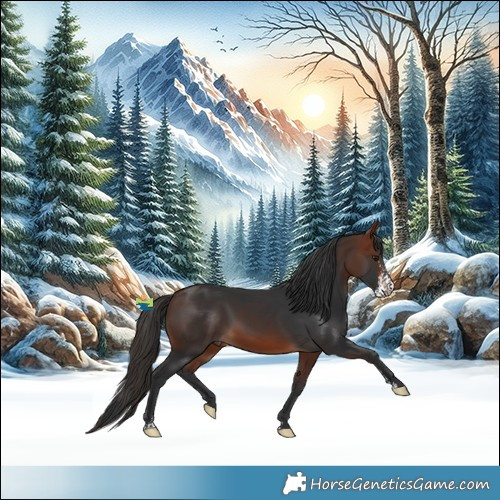 Horse Color:Bay Sabino