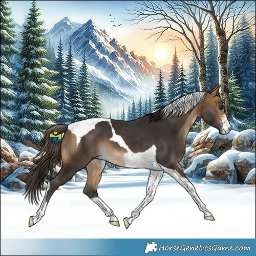 Horse Color:Buckskin Tobiano 