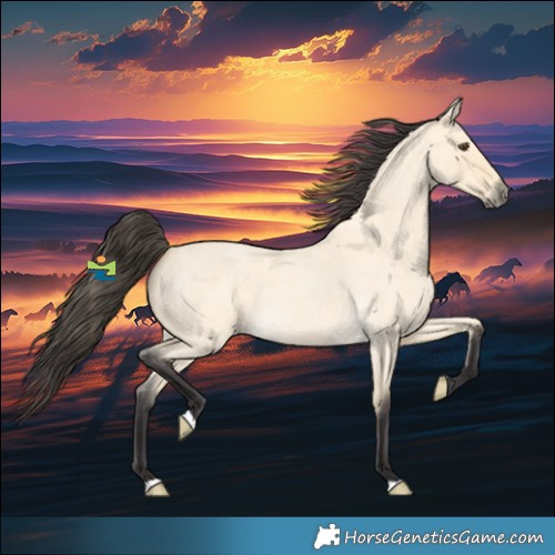 Horse Color:Buckskin Roan Dun