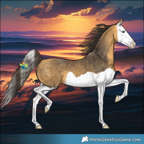 Horse Color:Buckskin Splash 