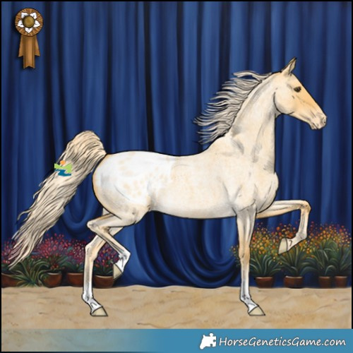 Horse Color:Palomino Roan Dun Varnish 