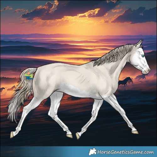 Horse Color:Smoky Creme Dun Splash