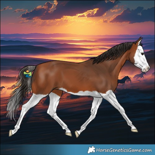 Horse Color:Bay Splash 