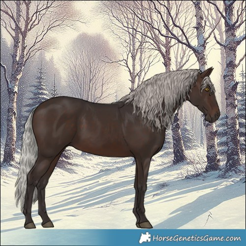 Horse Color:Silver Brown