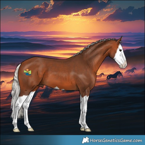 Horse Color:Silver Brown Splash