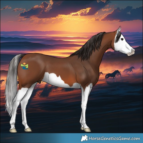 Horse Color:Bay Splash 