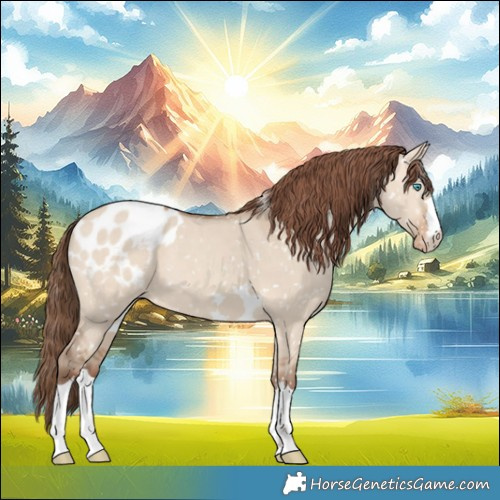 Horse Color:Amber Champagne Dun Blanket