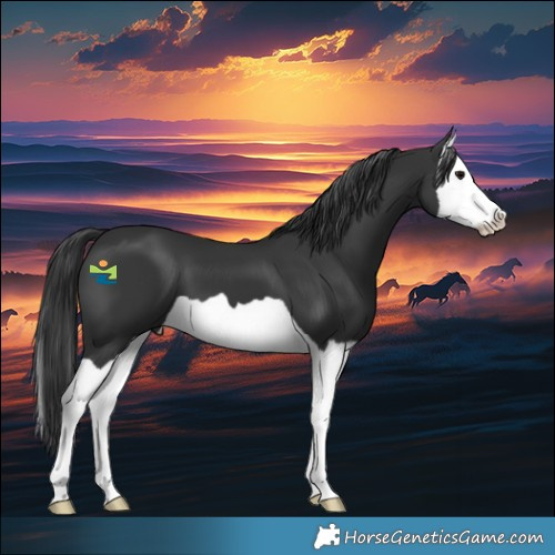 Horse Color:Black Splash 