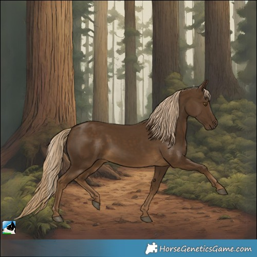 Horse Color:Chocolate Palomino