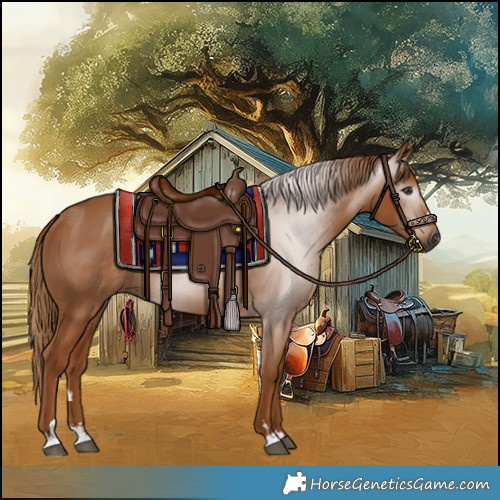 Horse Color:Gray Chestnut 