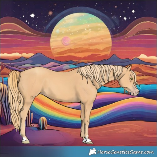 Horse Color:Gold Champagne