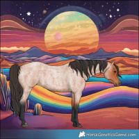 Horse Color:Bay Roan