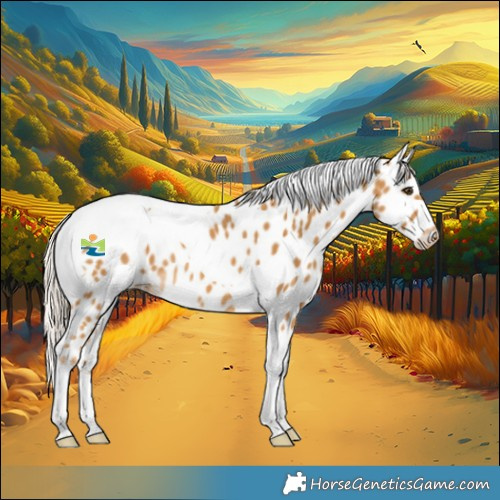 Horse Color:Palomino Tobiano Leopard Rabicano 