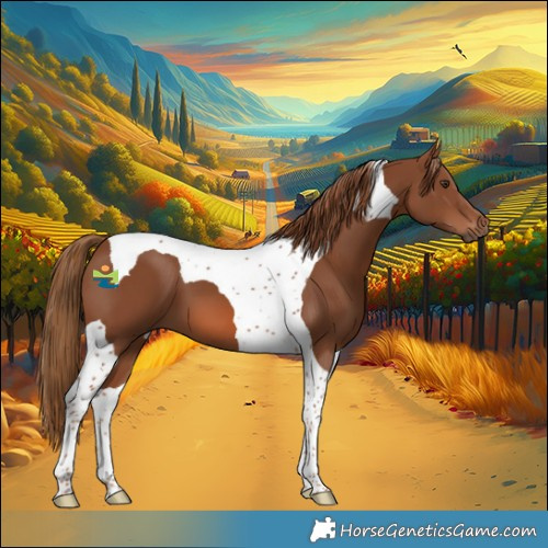 Horse Color:Chestnut Tobiano 