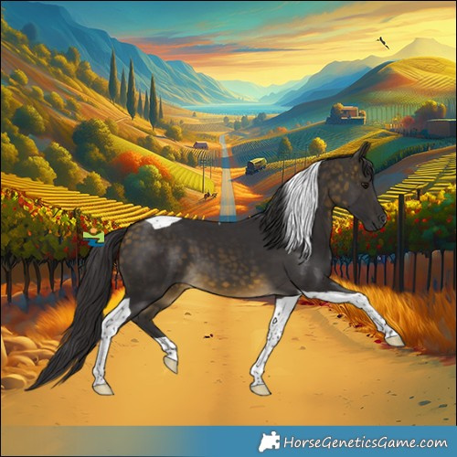 Horse Color:Buckskin Tobiano 