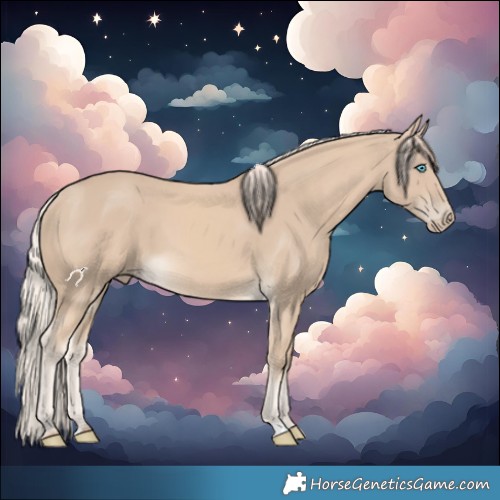 Horse Color:Cremello 
