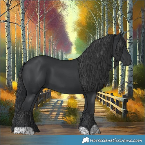 Horse Color:Black 