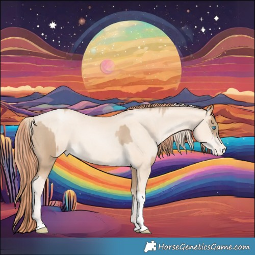 Horse Color:Chocolate Palomino Pearl Sabino Tobiano Appaloosa Rabicano and Sable Cream Champagne Pearl Tobiano Appaloosa Rabicano