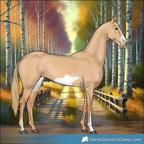 Horse Color:Red Dun Sabino Frame 
