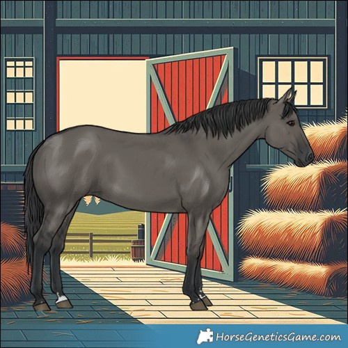 Horse Color:Grullo