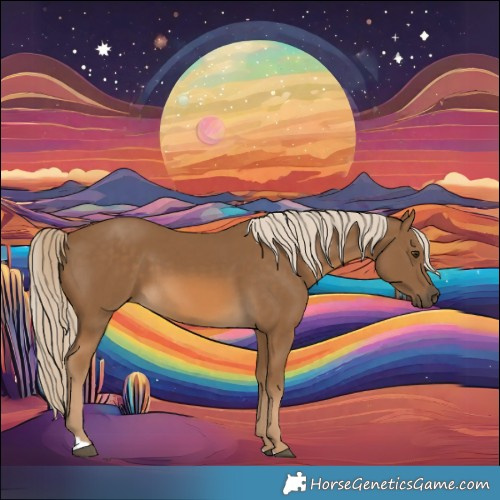 Horse Color:Chocolate Palomino 