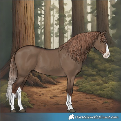 Horse Color:Liver Red Dun Splash 