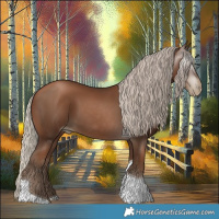 Horse Color:Gray Silver Black Pearl Tobiano 