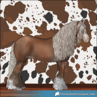 Horse Color:Gray Silver Black Pearl Tobiano 