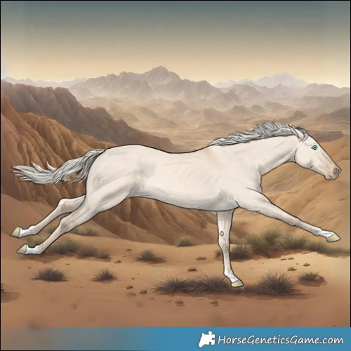 Horse Color:Cremello Dun 