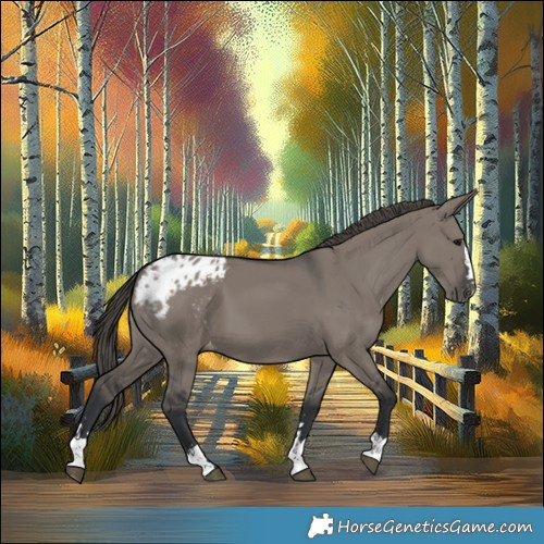 Horse Color:Grullo Blanket