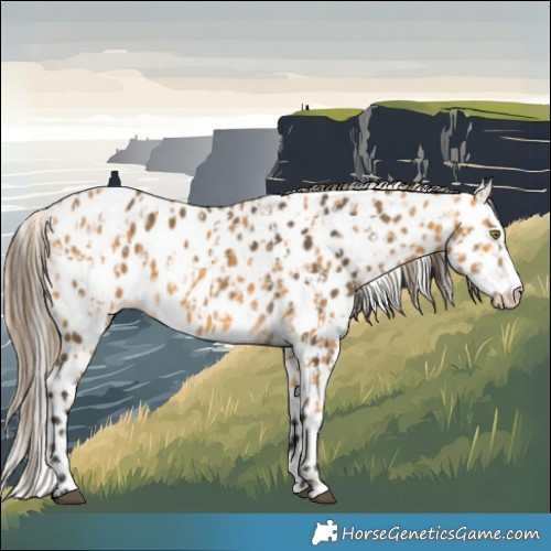 Horse Color:Palomino Leopard  and Buckskin Leopard 