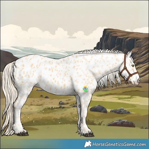 Horse Color:Palomino Near Leopard  and Palomino Near Leopard 