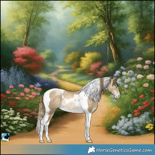 Horse Color:Buckskin Pearl Tobiano
