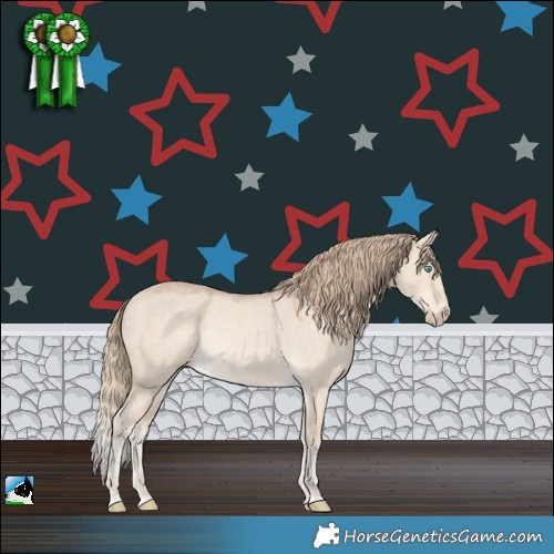 Horse Color:Perlino Dun Mushroom Rabicano