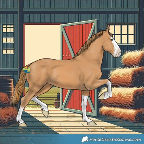 Horse Color:Chestnut Splash 