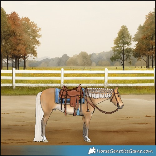 Horse Color:Silver Buckskin Rabicano 