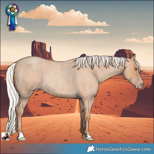 Horse Color:Silver Classic Champagne Roan Rabicano