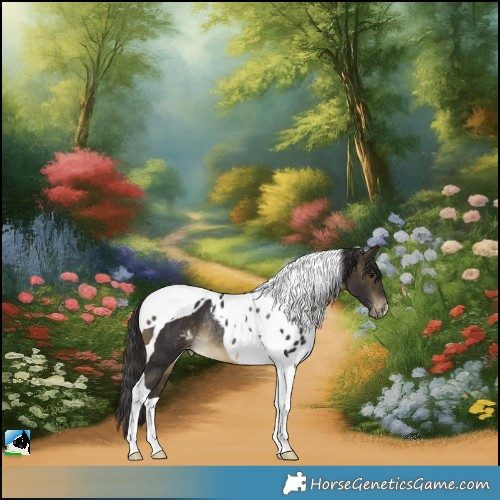 Horse Color:Buckskin Tobiano Skewed Appaloosa Rabicano 