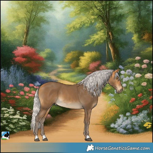 Horse Color:Silver Buckskin 