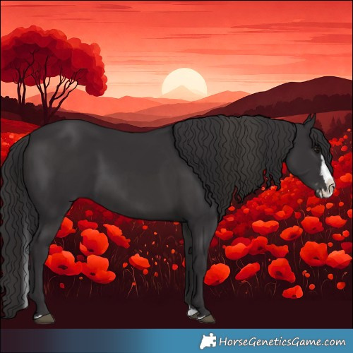 Horse Color:Smoky Black  and Smoky Black Splash 