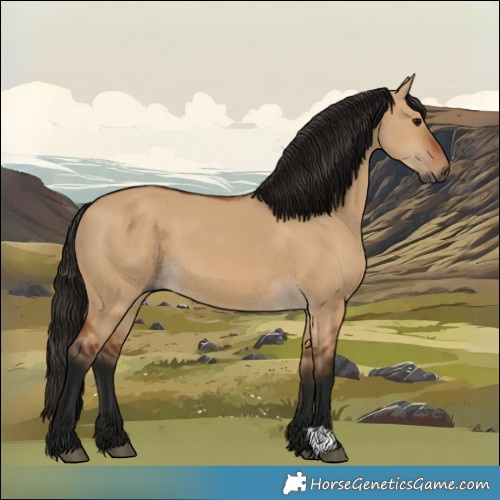 Horse Color:Gray Bay Dun 