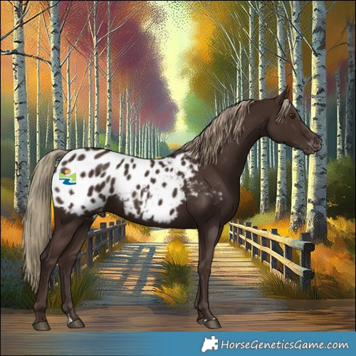 Horse Color:Liver Chestnut Blanket Rabicano