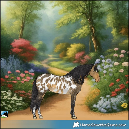 Horse Color:Powder White White Spotted Buckskin Dun Appaloosa 