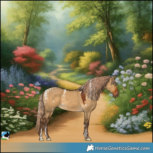 Horse Color:Powder White Gray White Spotted Chocolate Palomino Dun Appaloosa 