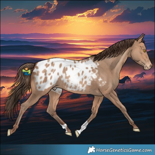 Horse Color:Amber Champagne Blanket 