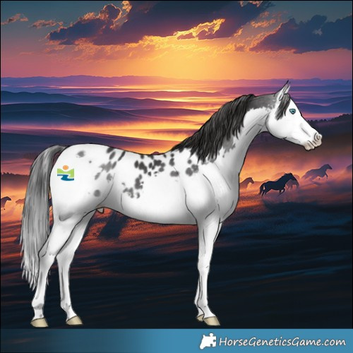 Horse Color:Black Splash Blanket