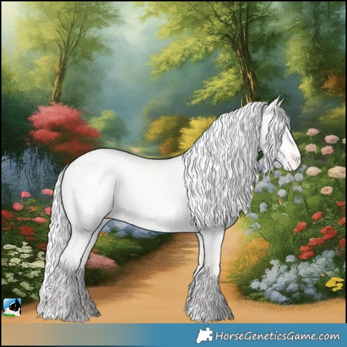 Horse Color:Silver Perlino Dun Appaloosa 
